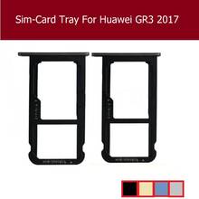 SIM Card Tray Holder For Huawei GR3 2017 Sim Reader Card Slot Socket Adapters Replacement Repair Parts 2024 - buy cheap