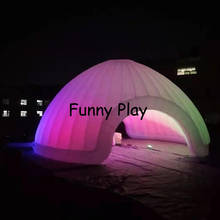 Tienda de cúpula inflable led con luz LED colorida para fiesta, exposiciones, feria comercial, iluminación Led, carpa de cúpula inflable gigante para eventos 2024 - compra barato