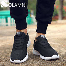 2020 Spring Men Casual Shoes Lightweight Breathable Mesh Couple Unisex Sneakers Women Anti-Slip Lace Up Flat Shoe Big Size 35-48 2024 - buy cheap