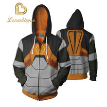 Cosplay trajes hoodies jogo meia-vida 2 zip completo pulôver casaco jaqueta unisex camisola jumper 2024 - compre barato
