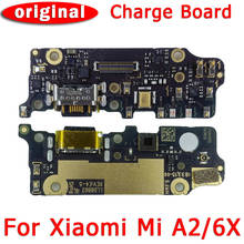 Оригинальный зарядный порт для Xiaomi Mi A2, зарядная плата для Mi 6X, USB штекер, печатная плата, док-разъем, гибкий кабель, запасные части для замены 2024 - купить недорого