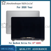 Ноутбук A2251, ЖК-экран в сборе, полная сборка для Macbook Retina 13 дюймов, серебристый, Космический, серый цвет, 2020 год (True Tone) 2024 - купить недорого
