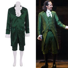 Costumebuy musical Hamilton Miranda Costume Thomas British Prince Drama Outfits baroque Aristocrat Gentleman Medieval Men Suit 2024 - buy cheap