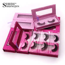 SHIDISHANGPIN 1 pair handmade faux mink eyelash 3d fluffy volume lashes book reusable natural long fake eyelashes cilios makeup 2024 - buy cheap