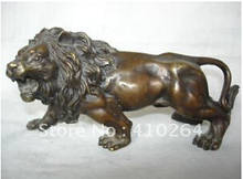 Exquisitos coleccionables, estatua de León de bronce del Tíbet 2024 - compra barato