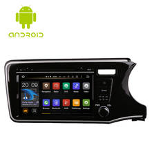 Radio con GPS para coche, reproductor Multimedia con Android 10,0, 9 pulgadas, ocho núcleos, DVD, estéreo, conducción derecha, para Honda City 2014-2022 2024 - compra barato