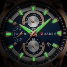 CURREN Men Watch Top Brand Luxury Fashion Quartz Men's Watches Steel Waterproof Wrist Watch Male Chronograph Relogio Masculino 2024 - buy cheap