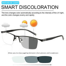 WEARKAPER-gafas de sol fotocromáticas para hombre, lentes de lectura con dioptrías, color gris teñido, 1,0-3,5 2024 - compra barato