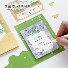 30 Sheets/pad Animal Cat Rabbit Bear Sticky Notes Post Memo Pad School Supplies Planner Stickers Paper Bookmarks Stationery 2024 - buy cheap