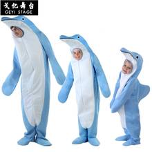 Disfraz personalizado de Mascota de delfín, kits de cosplay de anime, disfraz de fantasía de mascota temática, disfraz de Carnaval 2024 - compra barato