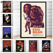 Carteles e impresiones de The Evil Dead, imágenes artísticas de pared de película de terror clásica, póster, pintura en lienzo para decoración del hogar 2024 - compra barato