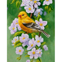 Kexinzu Birds and flowers Diamond Painting 5D Full SquareRound Drill Home Decor DIY Diamond Embroidery Cross Stitch Y1545 2024 - buy cheap