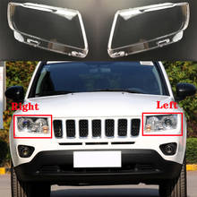 Car transparent lampshades lamp shell headlight shell cover 2011-2015 For Jeep Compass 2024 - buy cheap