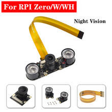 Камера ночного видения для Raspberry Pi Zero, 5 МП, 1080P, фокусное расстояние 60 градусов, регулируемая, для Raspberry Pi Zero V1.3 Zero W WH RPI 0 W 2024 - купить недорого