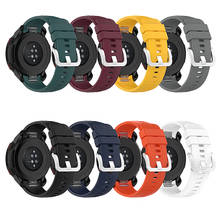 Pulseira de silicone para honor watch gs pro, pulseira para substituição de relógio 2024 - compre barato