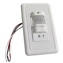 110V Automatic Body Sensor IR Infrared Sensors Switch Motion Detector Wall Mount Outdoor Light (White) 2024 - buy cheap