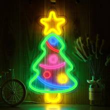 Luminária de arco-íris led neon, lâmpada para decoração de bar, arco-íris, decoração de parede, natal, lâmpada neon, tubo 2024 - compre barato