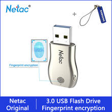 Netac pen drive 32GB 64GB 128GB Recognition Fingerprint Encrypted cle USB Flash Drive Memory Stick for iphone 7 8 ios13 Pendrive 2024 - buy cheap