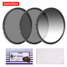 Lens Filter Kit: Cloth, Tissue, CPL Polarizer, ND8 + Graduated Neutral Gray 40.5mm 49mm 52mm 55mm 58mm 62mm 67mm 72mm 2024 - buy cheap