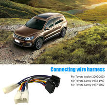 Cable adaptador de arnés para coche, accesorio para Toyota Landcruiser RAV4, Yaris ISO, mazo de cables para conector de cableado de Radio 2024 - compra barato
