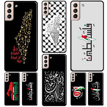 Palestinian Map Arabic Calligraphy Phone Case For Samsung Galaxy S22 S21 Ultra Note 20 Note 10 S8 S9 S10 Plus S20 FE Coque 2024 - buy cheap