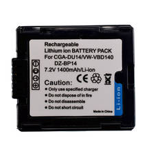Batería de CGA-DU14 para PANASONIC, para VW-VBD210, 1B, DU06E1B, CGR-DU06A, D158, VDR-D160, H18, H20, H21, SDR-H200, GX20, GX25M, MV350, DZ-BP21 2024 - compra barato