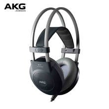 Fone de ouvido akg k77 original, com fio, monitor profissional, gravação de música, hi-fi, suporta teste oficial 2024 - compre barato