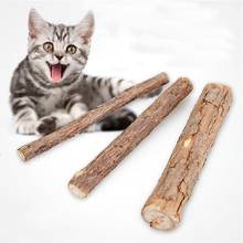 Legendog натуральная Серебряная палочка для чистки зубов кошачья палочка для кошек безопасная жевательная игрушка для кошек снэки палочки товары для домашних животных 2024 - купить недорого