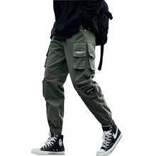 Pantalones bombachos con múltiples bolsillos para hombre, ropa de calle informal, estilo Hip Hop, Harajuku 2024 - compra barato