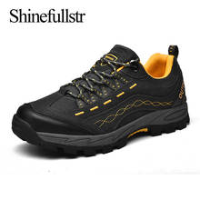 Zapatos de Senderismo impermeables para Hombre, zapatillas de Senderismo de cuero, calzado de escalada de montaña 2024 - compra barato