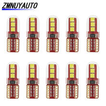 10PCS 3535 LED W5W T10 194 168 501 Bulb Auto Side Dome Reading Lamp Car Interior Light License Plate Lamps White Red Yellow 12V 2024 - buy cheap
