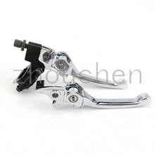 Off Road Folding Brake Lever Clutch  Motorcross Alloy Handle Part Fit For CRF KLX Pit Pro  Dirt Bike WG-105 2024 - buy cheap