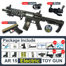 Arma de brinquedo automático para nerf armas sniper balas macias