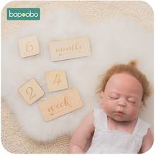 7pcs Baby Photography Milestone Cards Square Shape Newborn Milestone Cards Memorial Monthly Photography Props Toy Souvenir Set 2024 - buy cheap