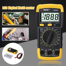 Digital  Multimeter LCD AC/DC Ammeter Resistance Capacitance Tester Handheld Digital Volt Amp Ohm HzHandheld hFE Tester 2024 - buy cheap