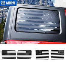 MOPAI-pegatinas de decoración para ventana trasera de coche, accesorios para Jeep Wrangler JK 2007-2010, Jeep Wrangler JK 2007-2017 2024 - compra barato