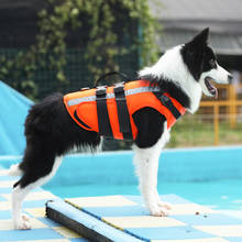 Спасательный жилет для питомца собаки, безопасная одежда, спасательный жилет, одежда для плавания, одежда для купания для маленькой большой собаки, Хаски, французский бульдог, аксессуары для собак 2024 - купить недорого