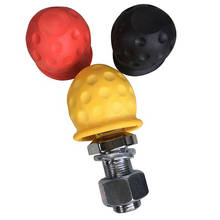 2pcs Car Tow Ball Bar Towing Protect Towbar Towball Cap Cover Yellow&Red 2024 - buy cheap