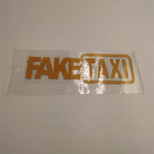 Car Sticker FAKE TAXI Reflective Car Sticker for BMW E46 E60 Ford focus 2 Kuga Mazda 3 cx-5 VW Polo Golf 4 5 6 Jetta Passat 2024 - buy cheap