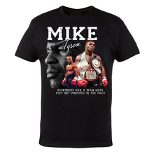 Mike tyson camiseta de algodão para academia, camiseta preta masculina de manga curta com gola redonda, tamanho novo para o verão 2024 - compre barato