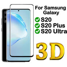 Закаленное 3d-стекло с полным покрытием для Samsung Galaxy S20 ultra plus 20 ultra, Защитная пленка для экрана 2024 - купить недорого