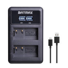 Batmax DMW-BLC12 DMW-BLC12E BLC12P LED USB Dual Battery Charger for Panasonic Lumix FZ1000,FZ200,FZ300,G5,G6,G7,GH2,DMC-GX8 2024 - buy cheap