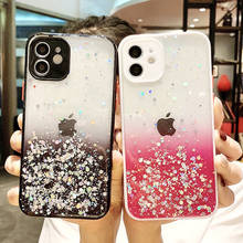 Luxury Bling Glitter Case for iPhone 12 11 Pro X XS Max XR 12 Mini Phone Case for iPhone 7 8 6 6S Plus Soft Sequin Clean Cover 2024 - купить недорого