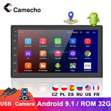 Camecho 2 Din Android 9.1 Car radio Multimedia Player Universal 2 din Car auto Stereo GPS WiFi For Volkswagen Nissan Kia Toyota 2024 - buy cheap