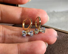 Romantic Bowknot Diamond Dangle Earring Original 925 sterling silver Jewelry Cute Party Wedding Drop Earrings for Women Gift 2024 - buy cheap