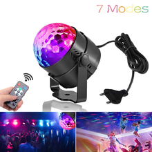 3W LED Party Stage Light RGB Laser Dj Strobe Lamp Christmas Projector Sound Activated Rotating Disco Ball Lamp for Dance Floor 2023 - buy cheap