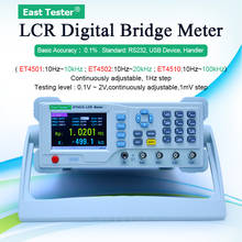 ET4501 ET4502 ET4510 Benchtop Digital Bridge Desktop LCR Tester Meter 10Hz~100kHz Continuously adjustable frequency 2024 - buy cheap