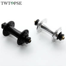 Twtopse cubo de bicicleta ultraleve, núcleo frontal dobrável com 74mm, 14 16 28 material al7075, peças com abertura de 74mm 2024 - compre barato