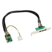 Tarjeta controladora Mini PCI-E a IEEE 1394, 1 puerto Firewire 1394A y 2 puertos 1394B para cámara Digital, DV, disco duro, unidades extraíbles 2024 - compra barato