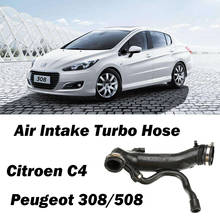 Manguera Turbo de entrada de aire para coche, accesorio para Peugeot 1440, 9811909980, 207, 3008, 308, 5008, RCZ 508, 16V, Citroen C4, C4L, Picasso, C5 III, 1440Q6 1,6. Q6 2024 - compra barato